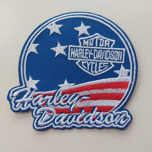 Toppa Patch Harley Davidson, piccola per davanti giubbotto Moto