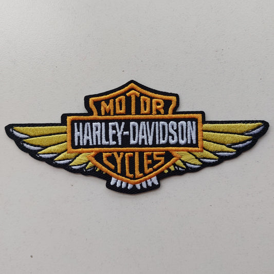 Toppa Patch Harley Davidson, piccola per davanti giubbotto Moto, autocollante