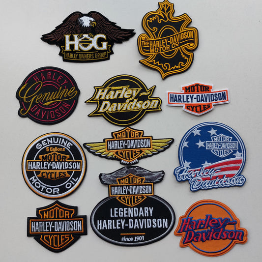 Set Lotto 11 toppe patches Harley Davidson