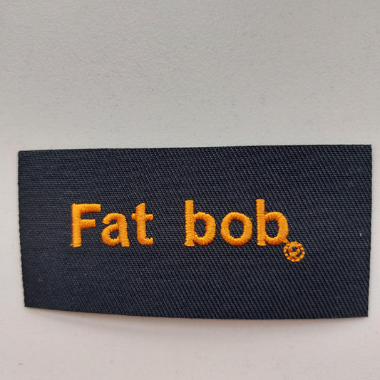 Toppa Patch - Fat Bob - Harley Davidson, piccola per davanti giubbotto Moto, autocollante