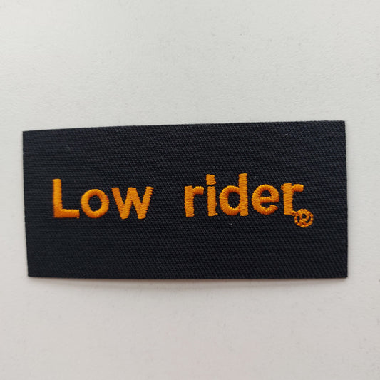 Toppa Patch - Low Rider - Harley Davidson, piccola per davanti giubbotto Moto, autocollante